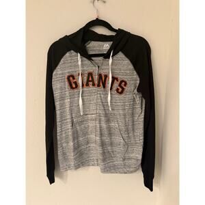 San Francisco Giants Women's Lightweight Full Zip Hoodie w/Pockets-Sz Small-NWOT